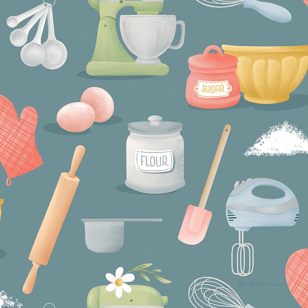 Bake Shop Pattern IVC art print by Gia Graham for $57.95 CAD