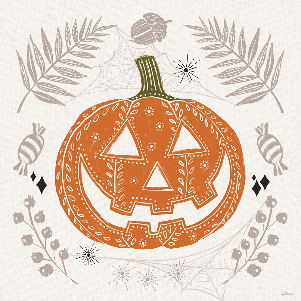 Spooky Silhouettes I Color art print by Anne Tavoletti for $57.95 CAD