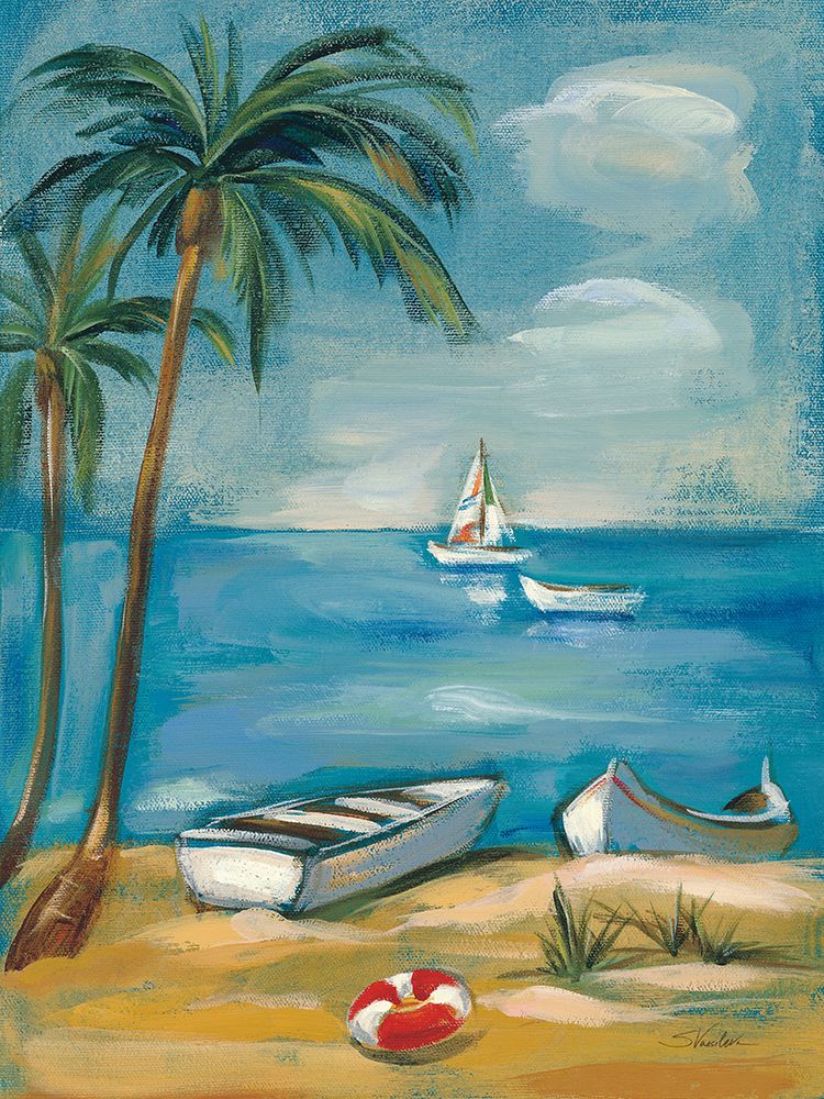 Turquoise Bay I art print by Silvia Vassileva for $57.95 CAD