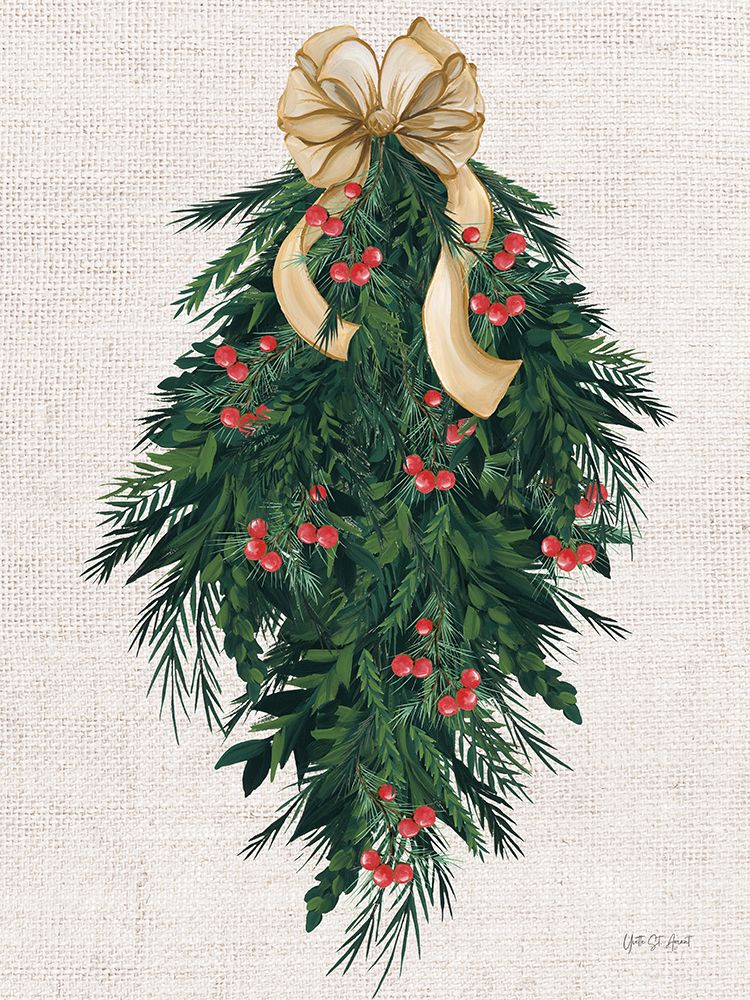 Evergreen Christmas III art print by Yvette St. Amant for $57.95 CAD