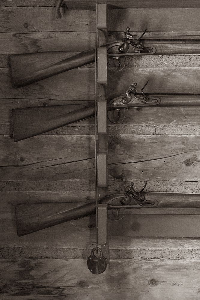 Gun Rack art print by Deborah Revell for $57.95 CAD
