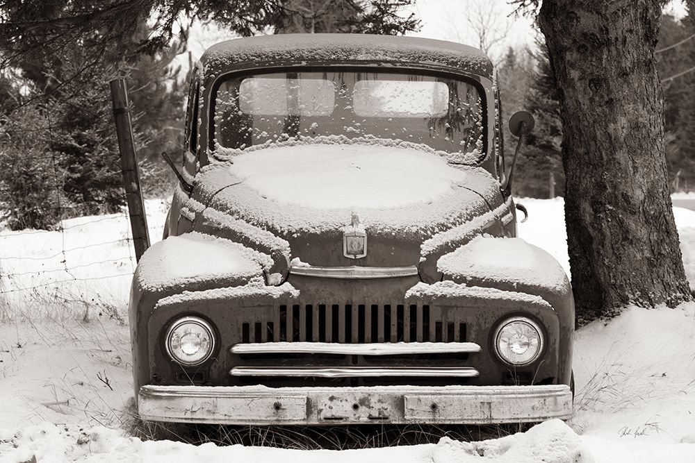 Vintage Car art print by Deborah Revell for $57.95 CAD