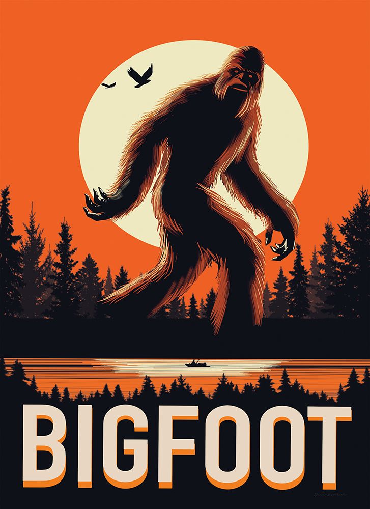 Bigfoot Lake Front art print by Omar Escalante for $57.95 CAD