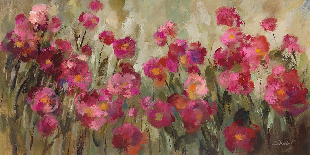 Magenta Garden art print by Silvia Vassileva for $57.95 CAD