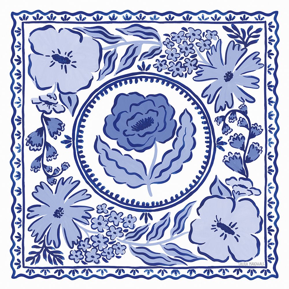 Blue Reverie V art print by Laura Marshall for $57.95 CAD