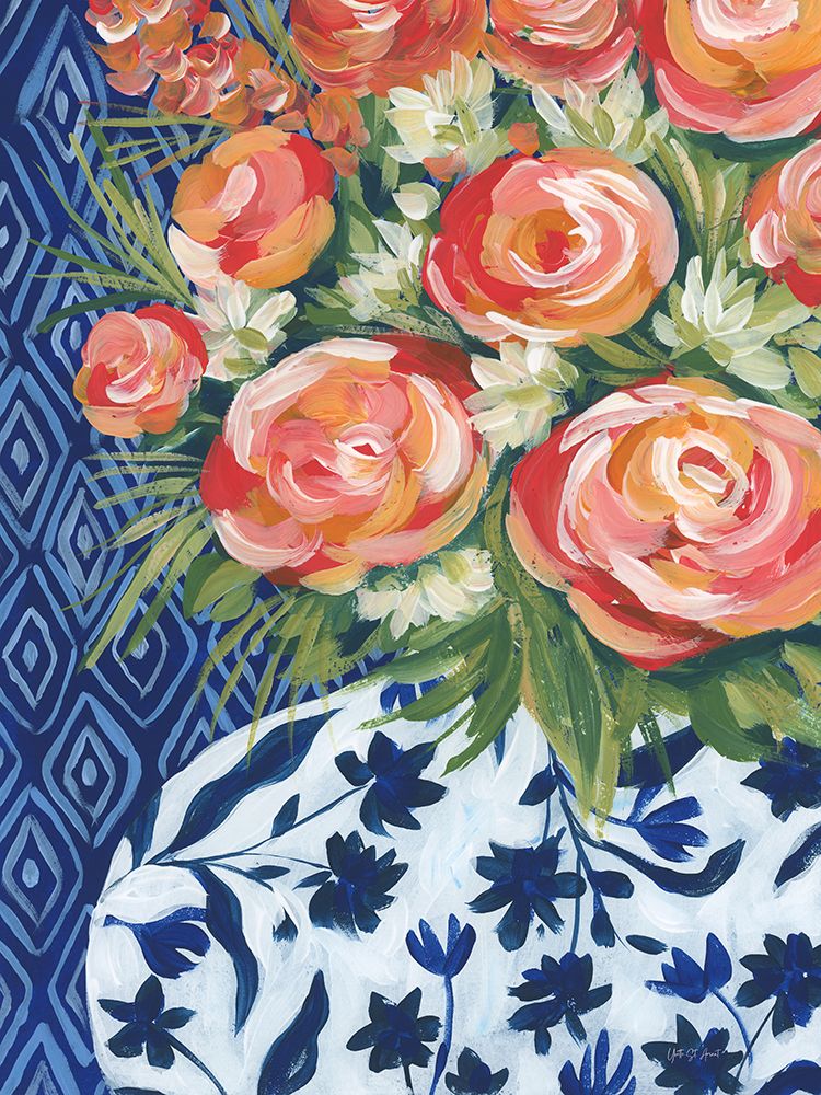 Mediterranean Blooms I art print by Yvette St. Amant for $57.95 CAD