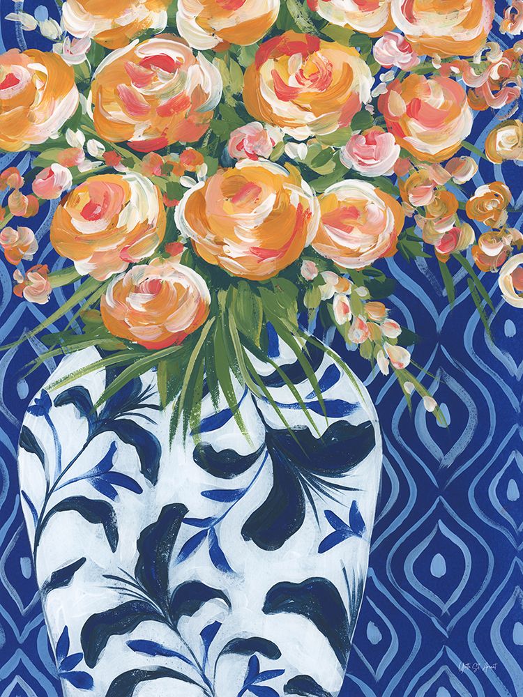 Mediterranean Blooms II art print by Yvette St. Amant for $57.95 CAD