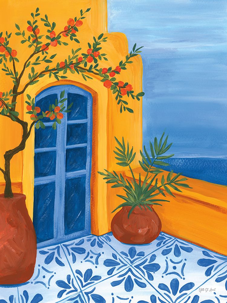 Santorini Escape II art print by Yvette St. Amant for $57.95 CAD