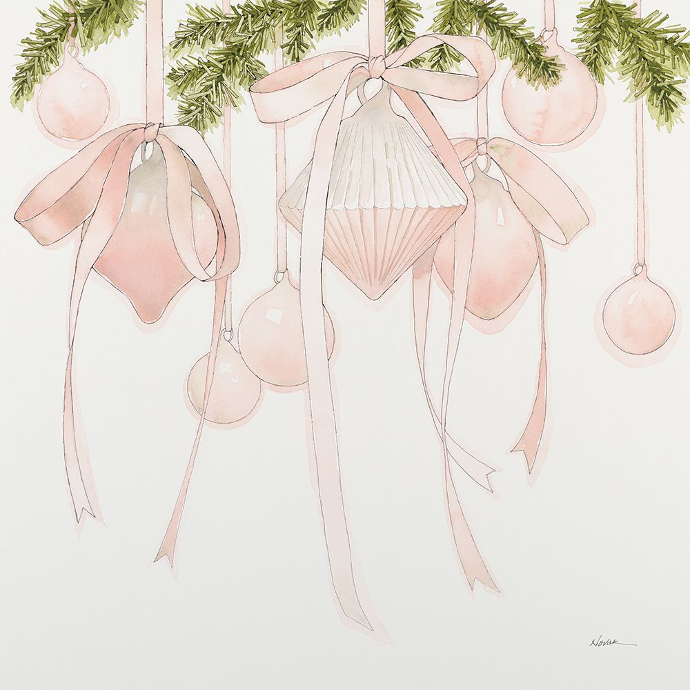 My Pink Christmas art print by Shirley Novak for $57.95 CAD