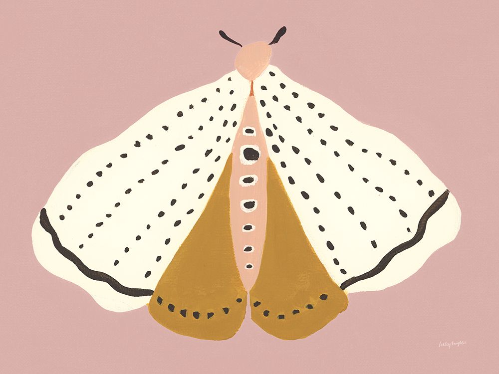 Cinnamon Moth Blush art print by Haley Knighten for $57.95 CAD