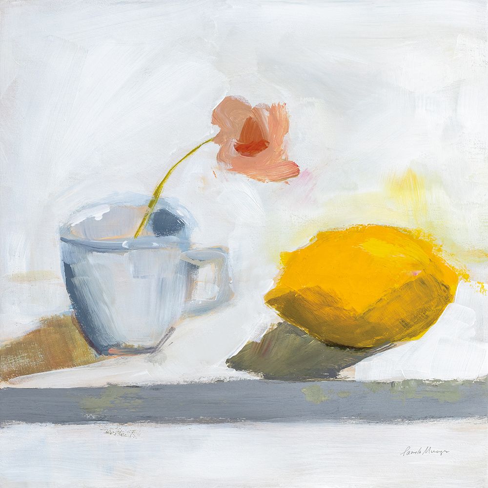 Lemon and Cup art print by Pamela Munger for $57.95 CAD