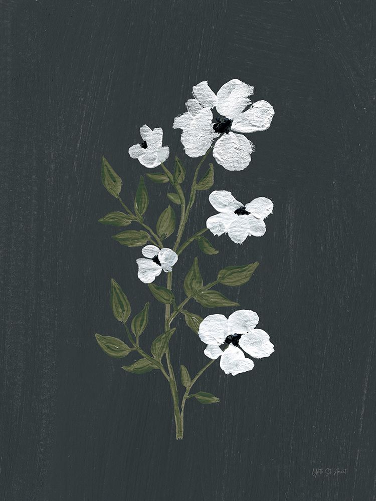 Pretty Little Flower III Black art print by Yvette St. Amant for $57.95 CAD