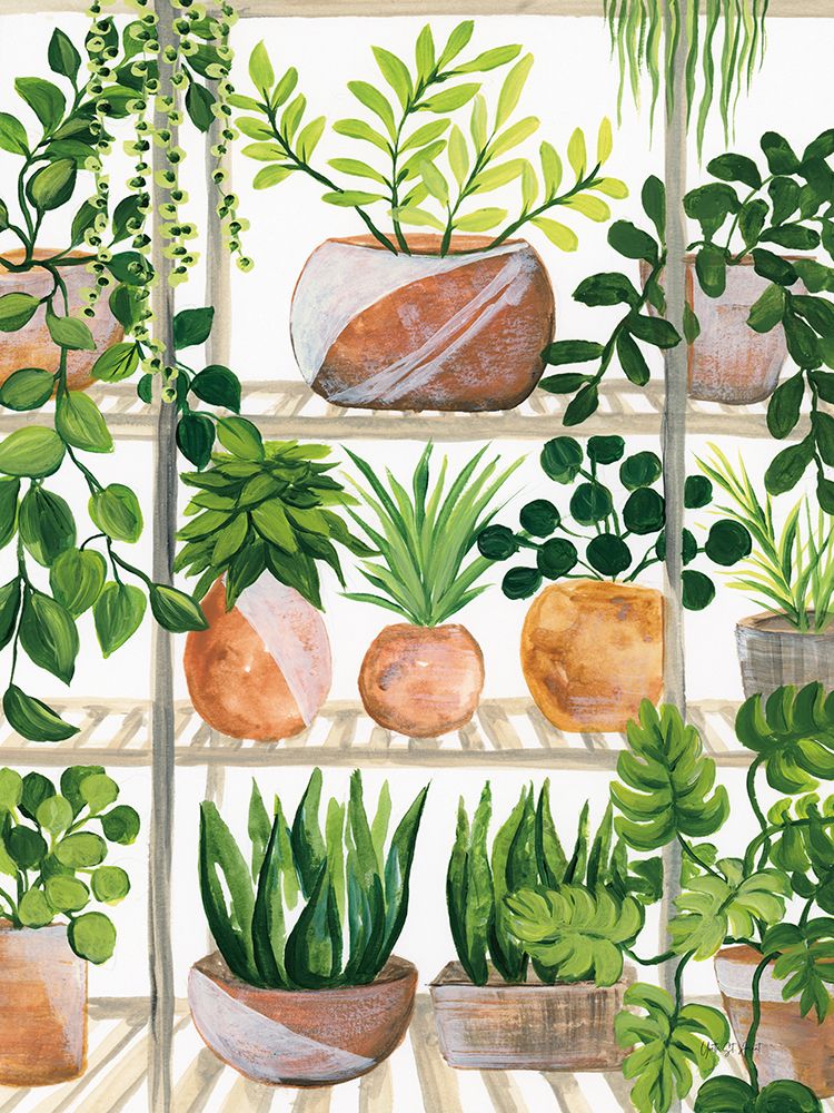 Plants of Shelf art print by Yvette St. Amant for $57.95 CAD