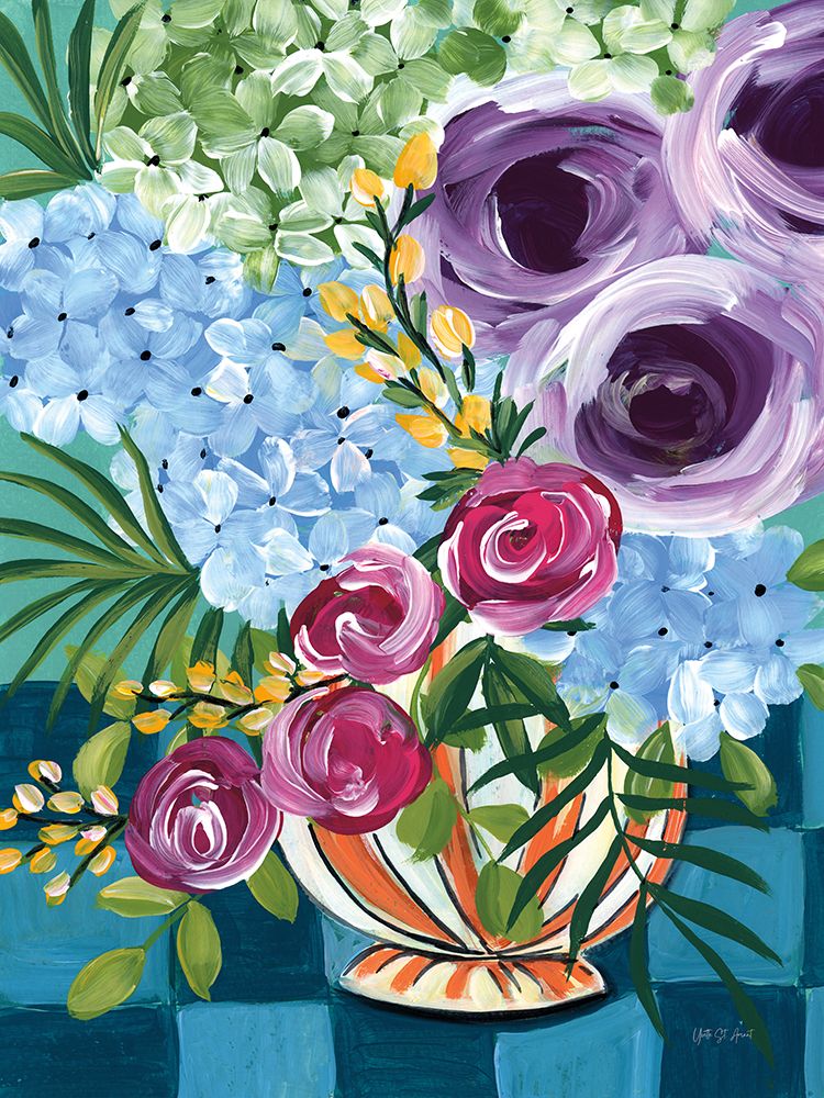 Bold Bouquet I art print by Yvette St. Amant for $57.95 CAD