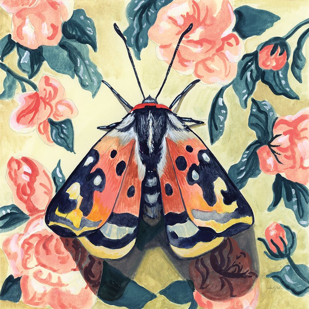 Spring Moth art print by Kate Jarvik Birch for $57.95 CAD