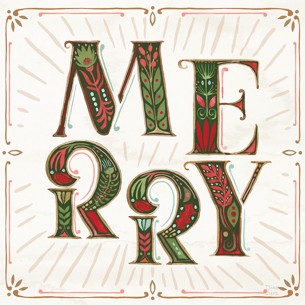 Holiday Lore IV Light art print by Dina June for $57.95 CAD