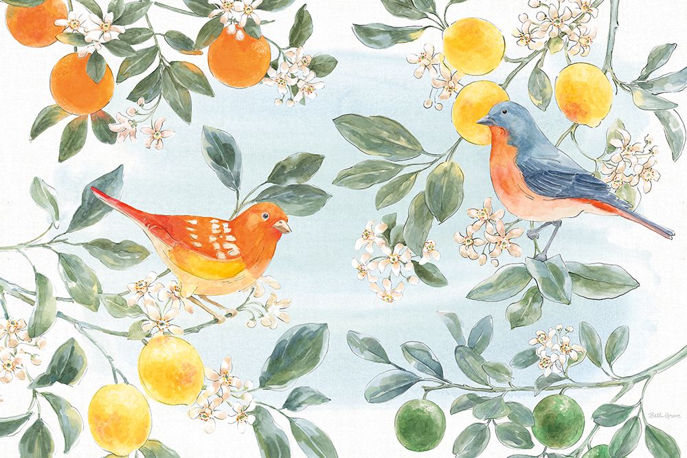 Citrus Wings I art print by Beth Grove for $57.95 CAD