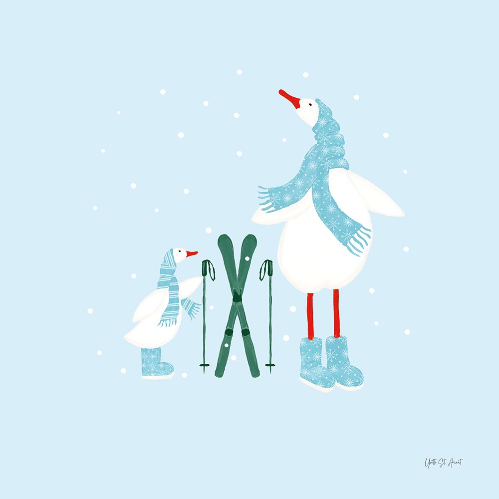 Ducks in the Snow IV art print by Yvette St. Amant for $57.95 CAD