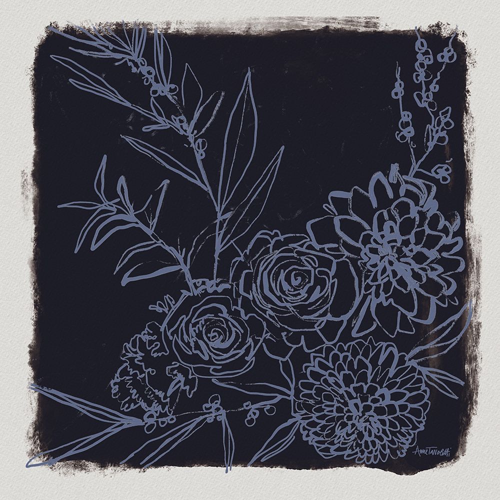 Flower Bundle Dark art print by Anne Tavoletti for $57.95 CAD