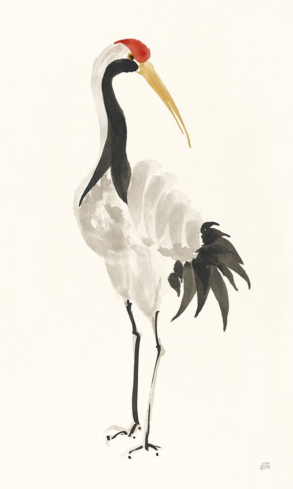 Scroll Crane II Warm Crop art print by Chris Paschke for $57.95 CAD