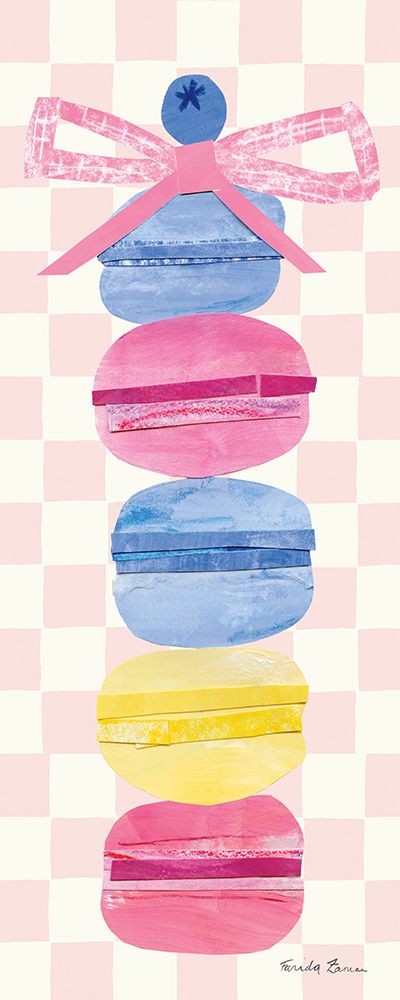 Macarons I art print by Farida Zaman for $57.95 CAD