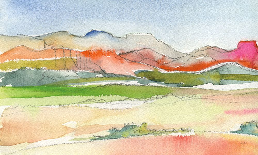 Desert Landscape I art print by Kristy Rice for $57.95 CAD