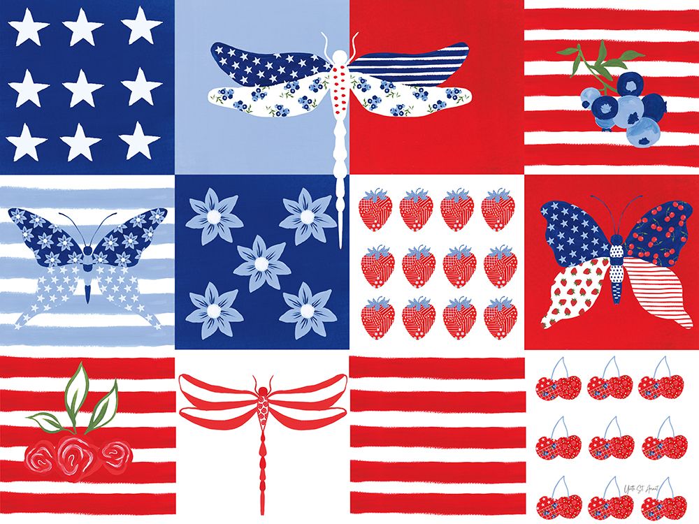 Berry Americana I art print by Yvette St. Amant for $57.95 CAD