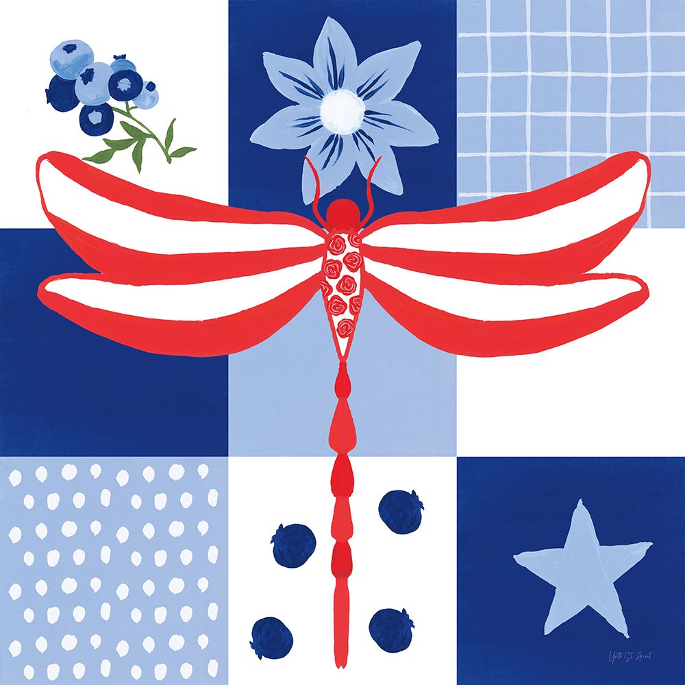Berry Americana V art print by Yvette St. Amant for $57.95 CAD