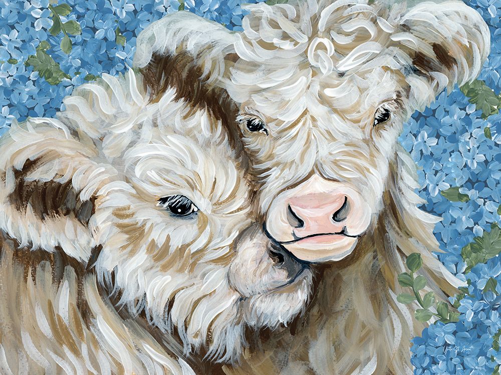 Highland Cuddles art print by Yvette St. Amant for $57.95 CAD