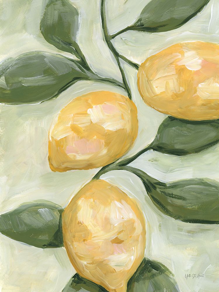 Lemons on a Branch art print by Yvette St. Amant for $57.95 CAD