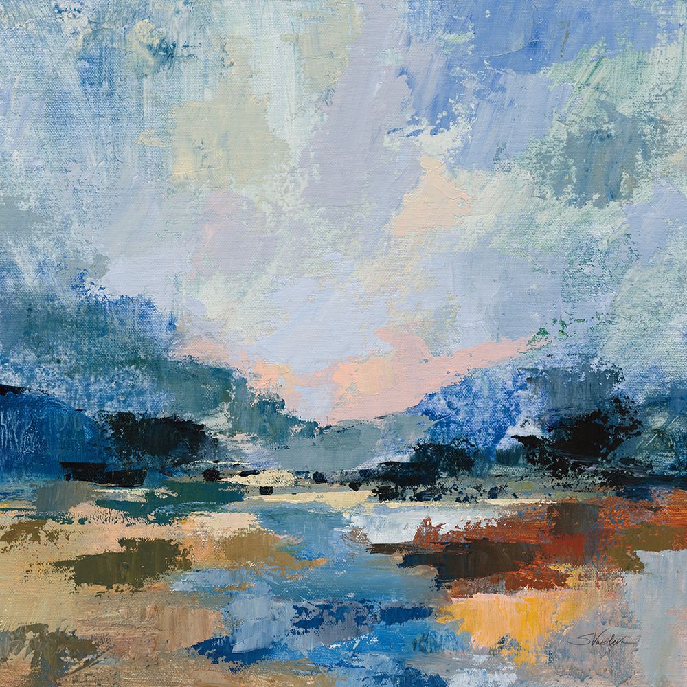 Blue Vista I art print by Silvia Vassileva for $57.95 CAD