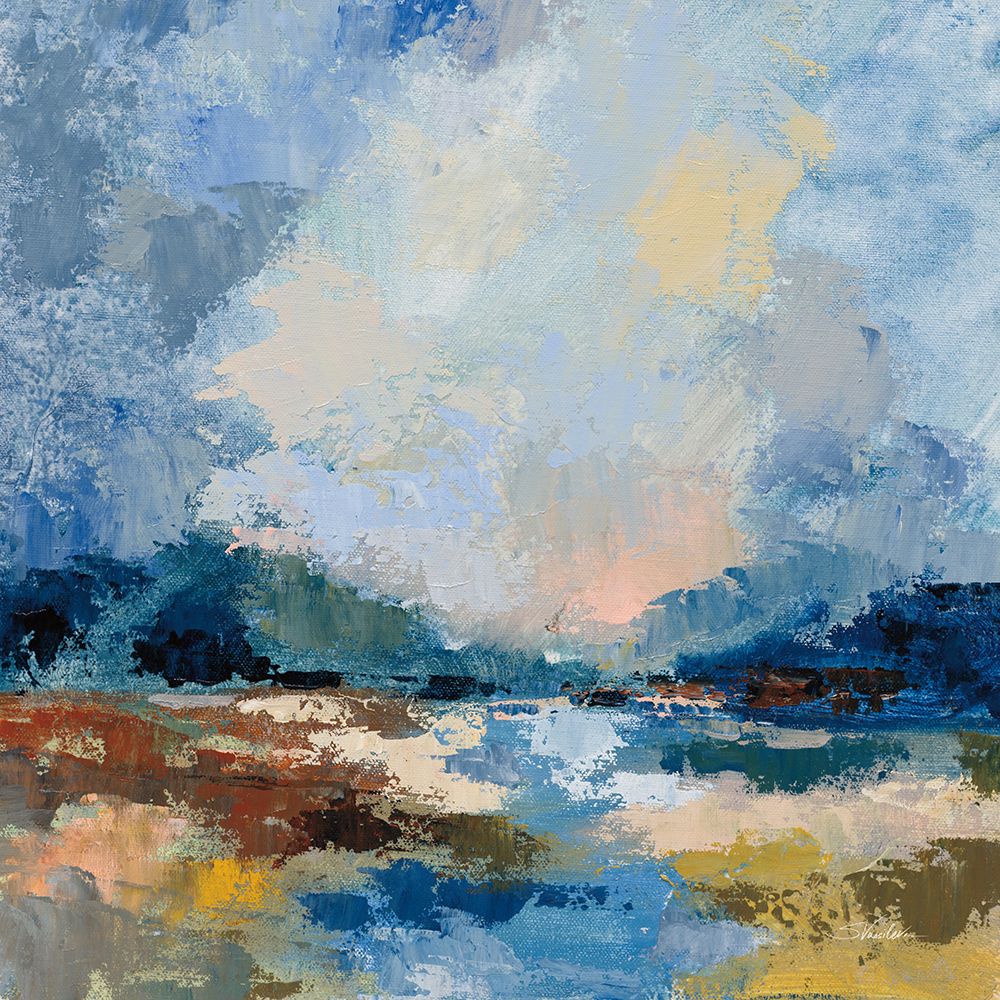 Blue Vista II art print by Silvia Vassileva for $57.95 CAD