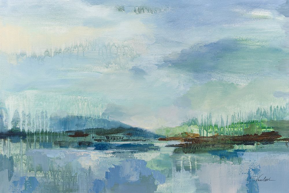 Rain over the Lagoon art print by Silvia Vassileva for $57.95 CAD