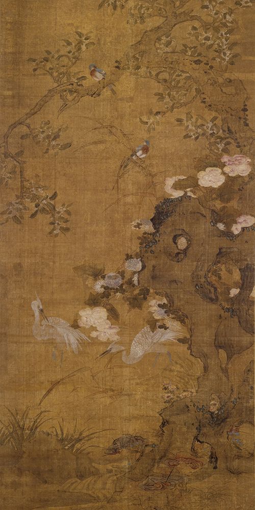 Asian Birds with Flowering Trees art print by Wild Apple Portfolio for $57.95 CAD