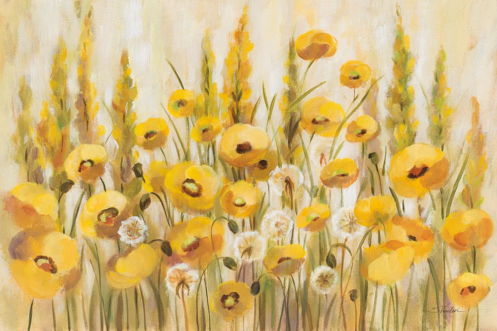 Yellow Field art print by Silvia Vassileva for $57.95 CAD