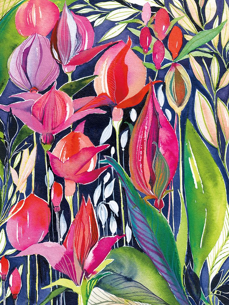 Midnight Jewels art print by Kristy Rice for $57.95 CAD