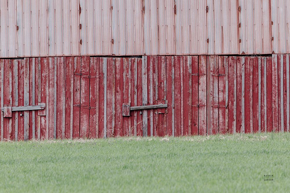 Barn Stripes art print by Nathan Larson for $57.95 CAD