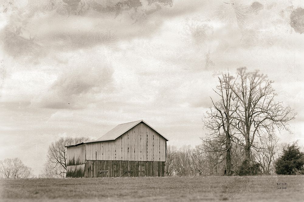 Hilltop Barn View art print by Nathan Larson for $57.95 CAD