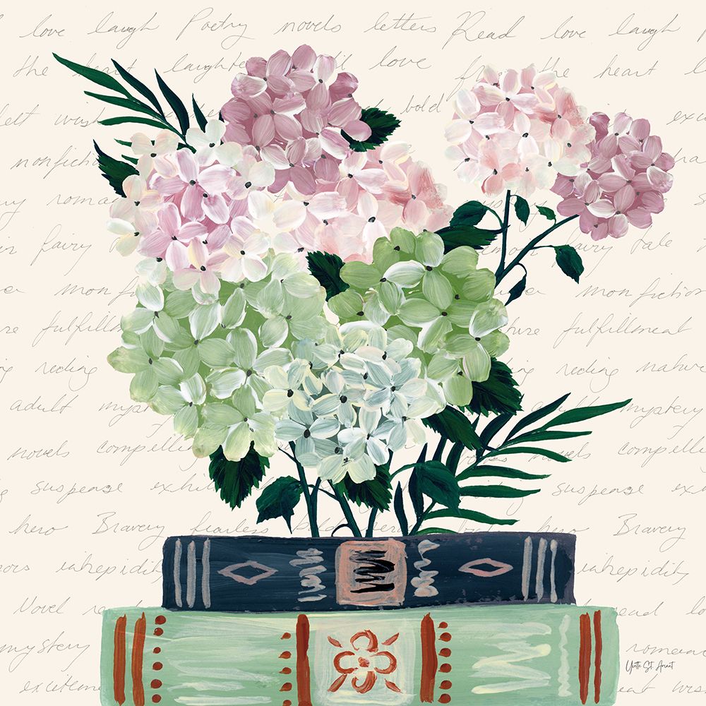 Blooming Books II art print by Yvette St. Amant for $57.95 CAD