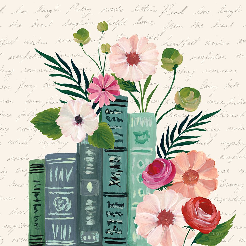 Blooming Books III art print by Yvette St. Amant for $57.95 CAD