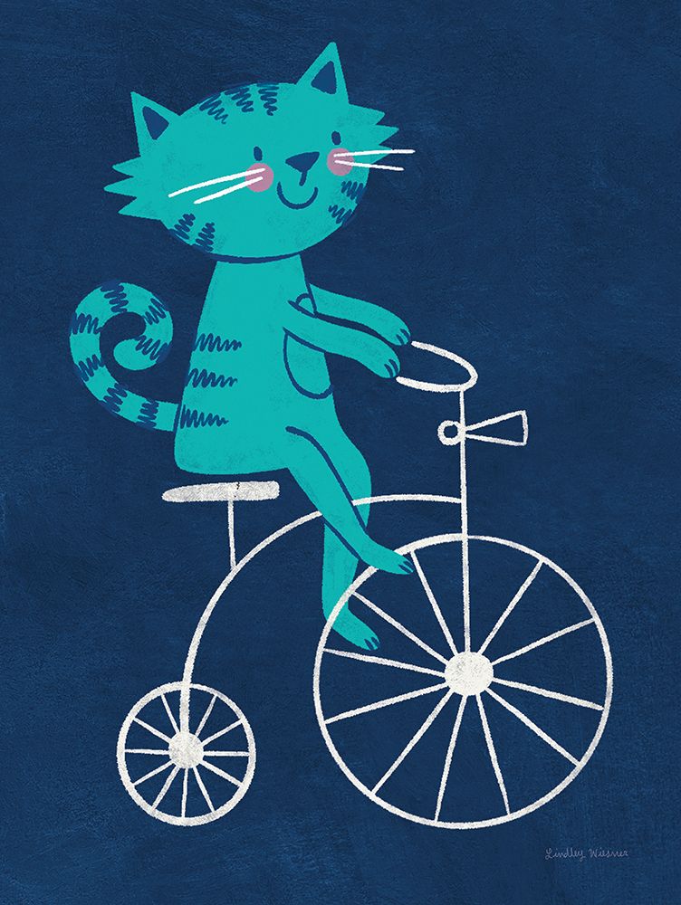 Kitty Cruisers I art print by Lindley Wiesner for $57.95 CAD
