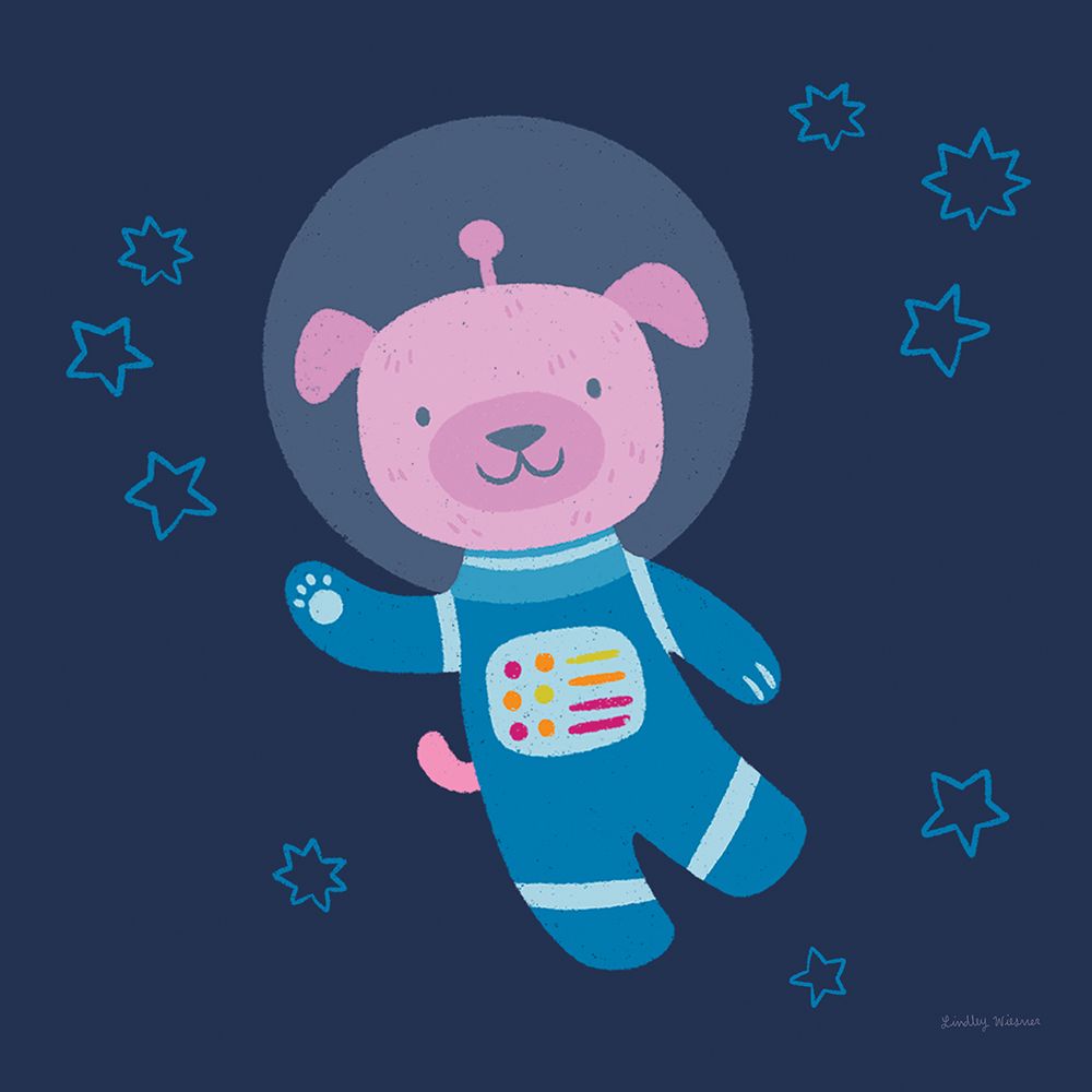 Space Tails II art print by Lindley Wiesner for $57.95 CAD
