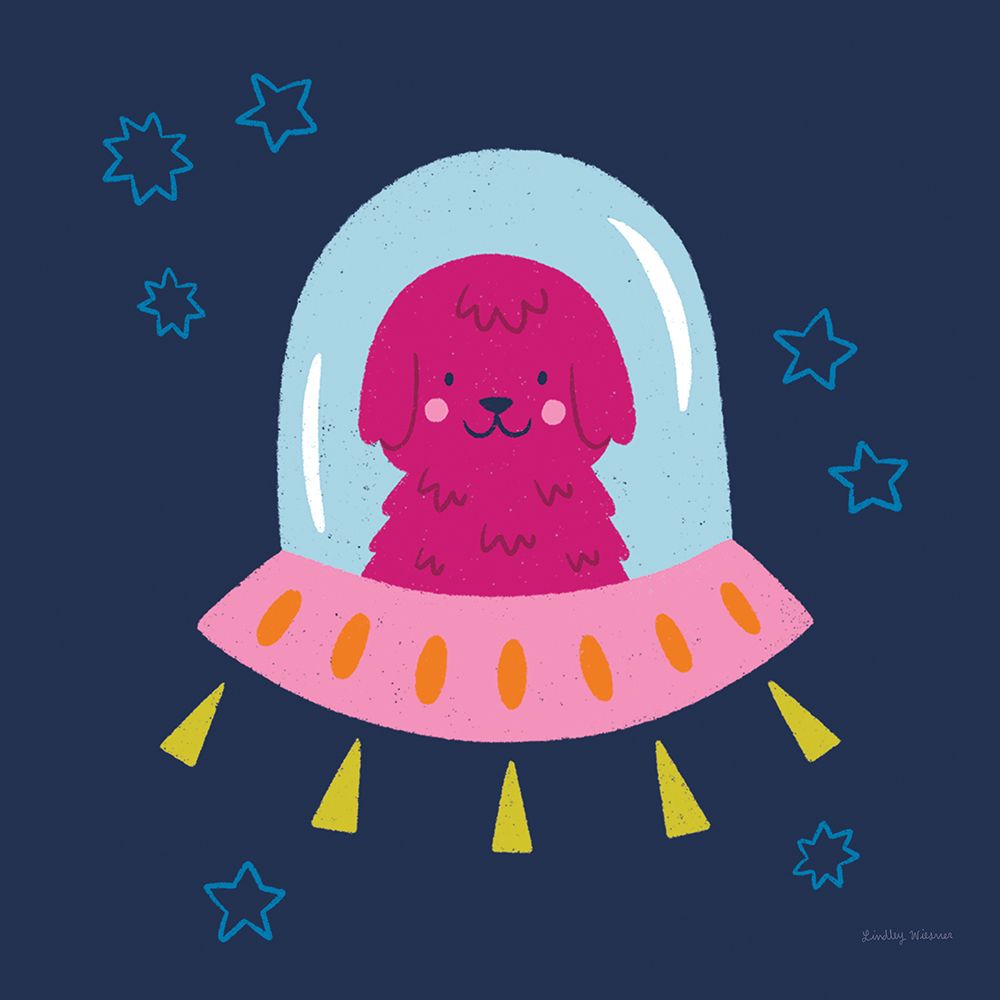 Space Tails III art print by Lindley Wiesner for $57.95 CAD