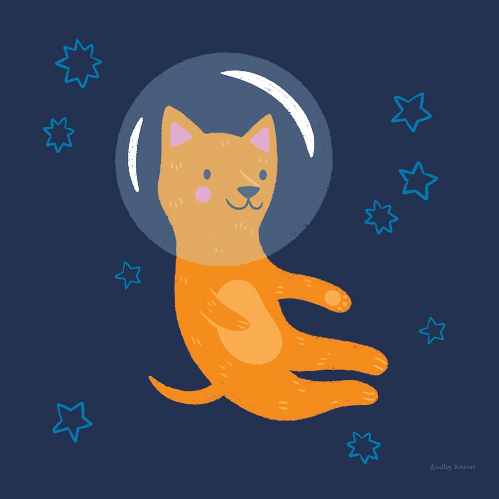 Space Tails IV art print by Lindley Wiesner for $57.95 CAD