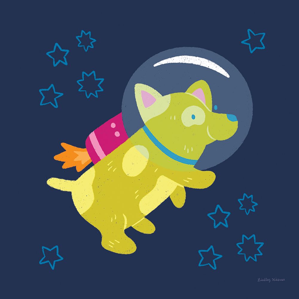 Space Tails V art print by Lindley Wiesner for $57.95 CAD