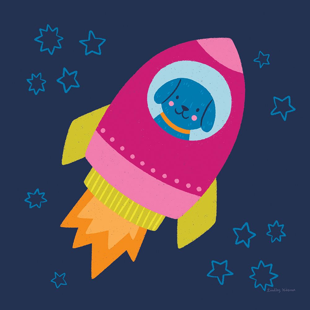 Space Tails VI art print by Lindley Wiesner for $57.95 CAD