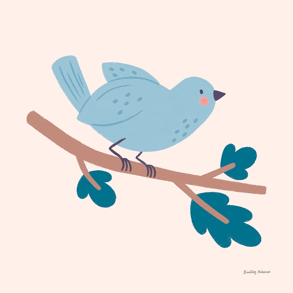 Sweet Songbirds III art print by Lindley Wiesner for $57.95 CAD