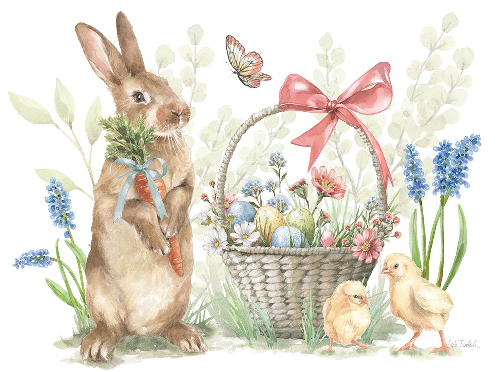 Hop Into Spring I art print by Leslie Trimbach for $57.95 CAD