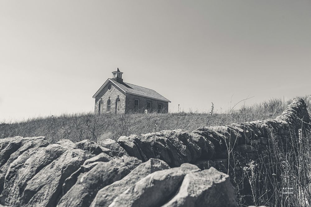 One Room Schoolhouse BW art print by Nathan Larson for $57.95 CAD