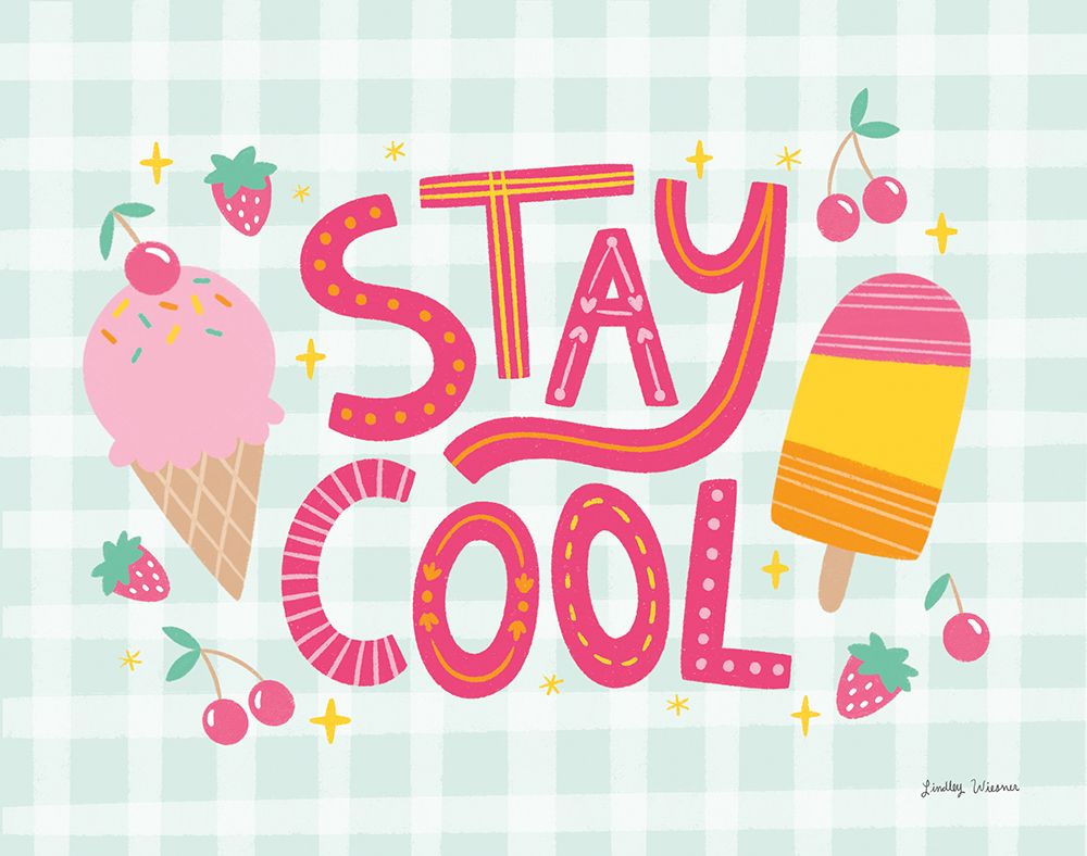 Stay Cool art print by Lindley Wiesner for $57.95 CAD